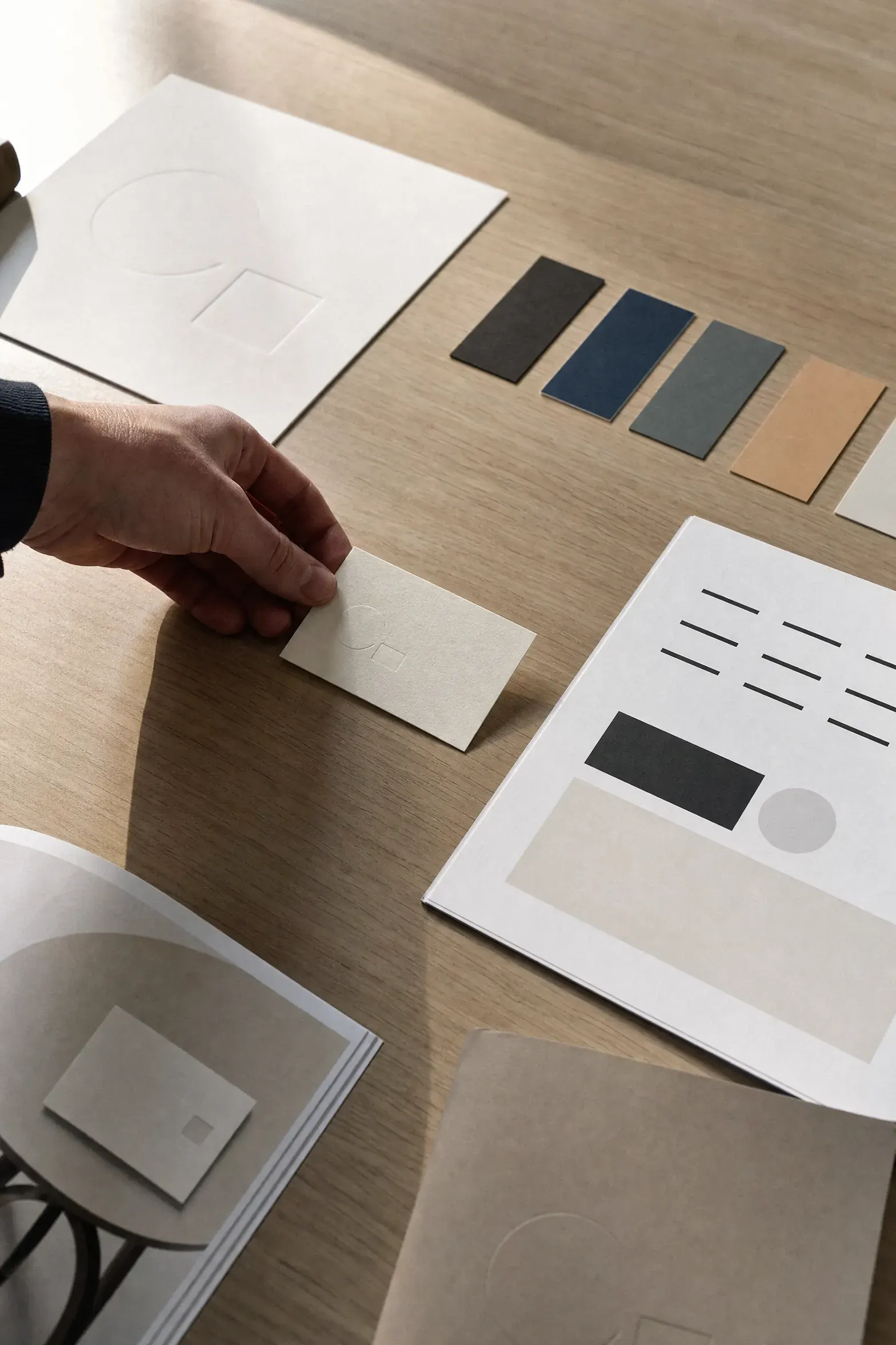 A visual identity system, logo, color, and type, designed for a Chinese company selling to Western buyers