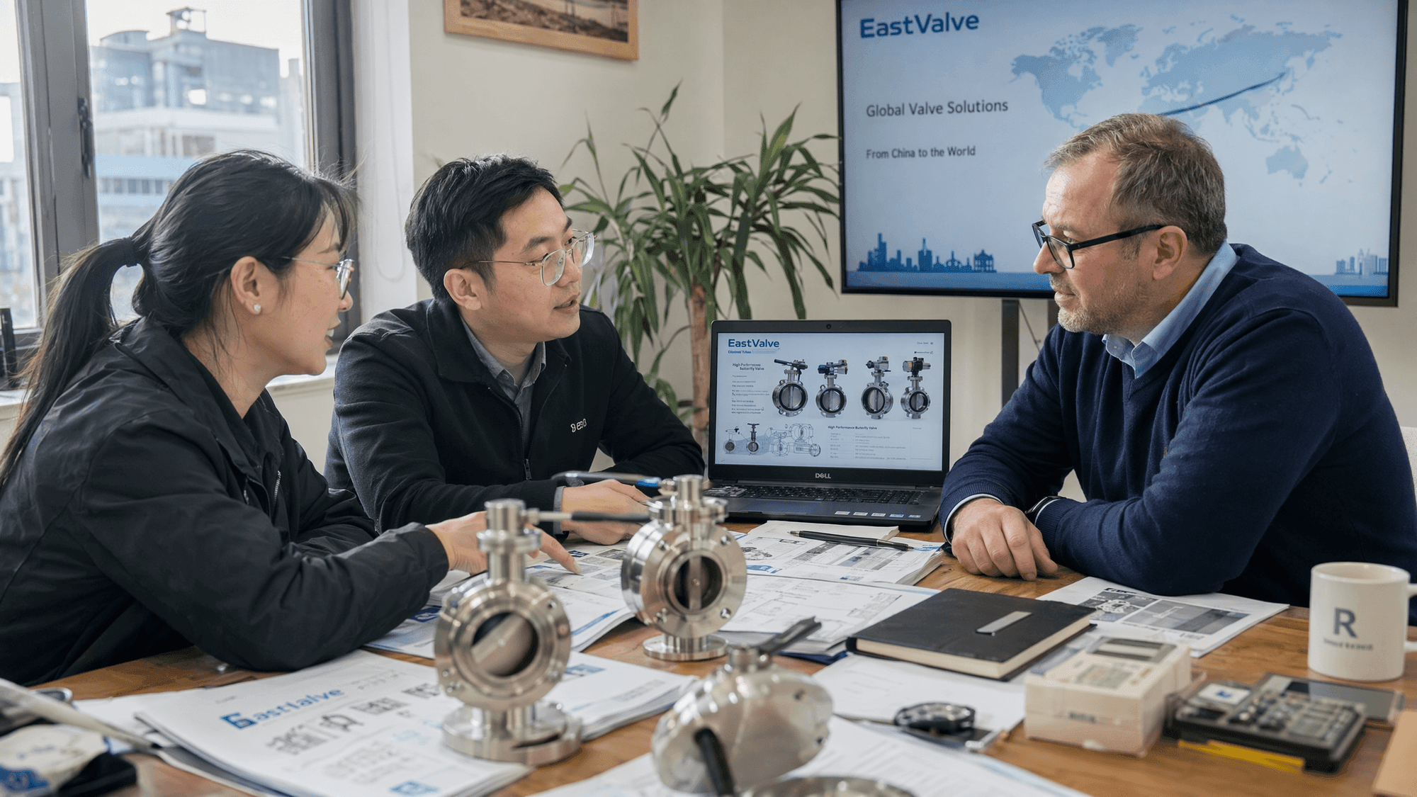 A native sales rep on a call with a Western buyer for a Chinese company going overseas