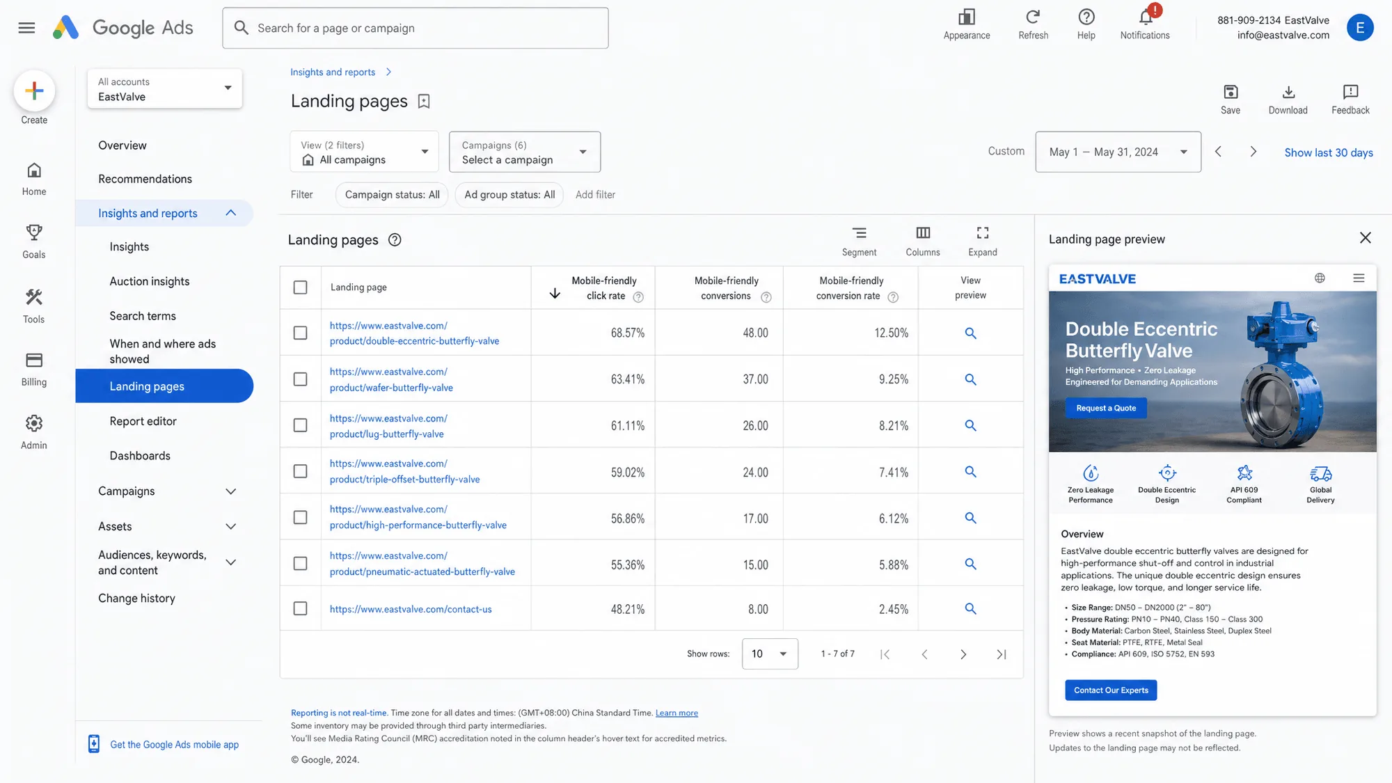 A dedicated Google Ads landing page that converts Western buyers for a Chinese company